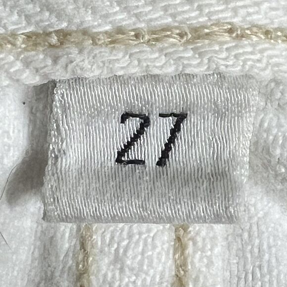 Agolde Jeans Womens Size 27 White Straight Organic Cotton Criss Cross Button Fly - Picture 7 of 15